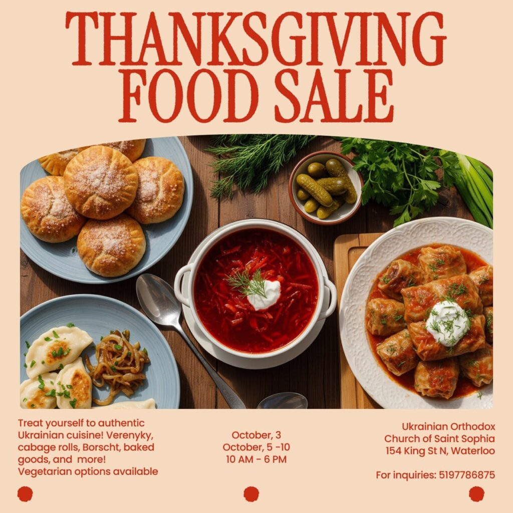 Thanksgiving Food Sale!